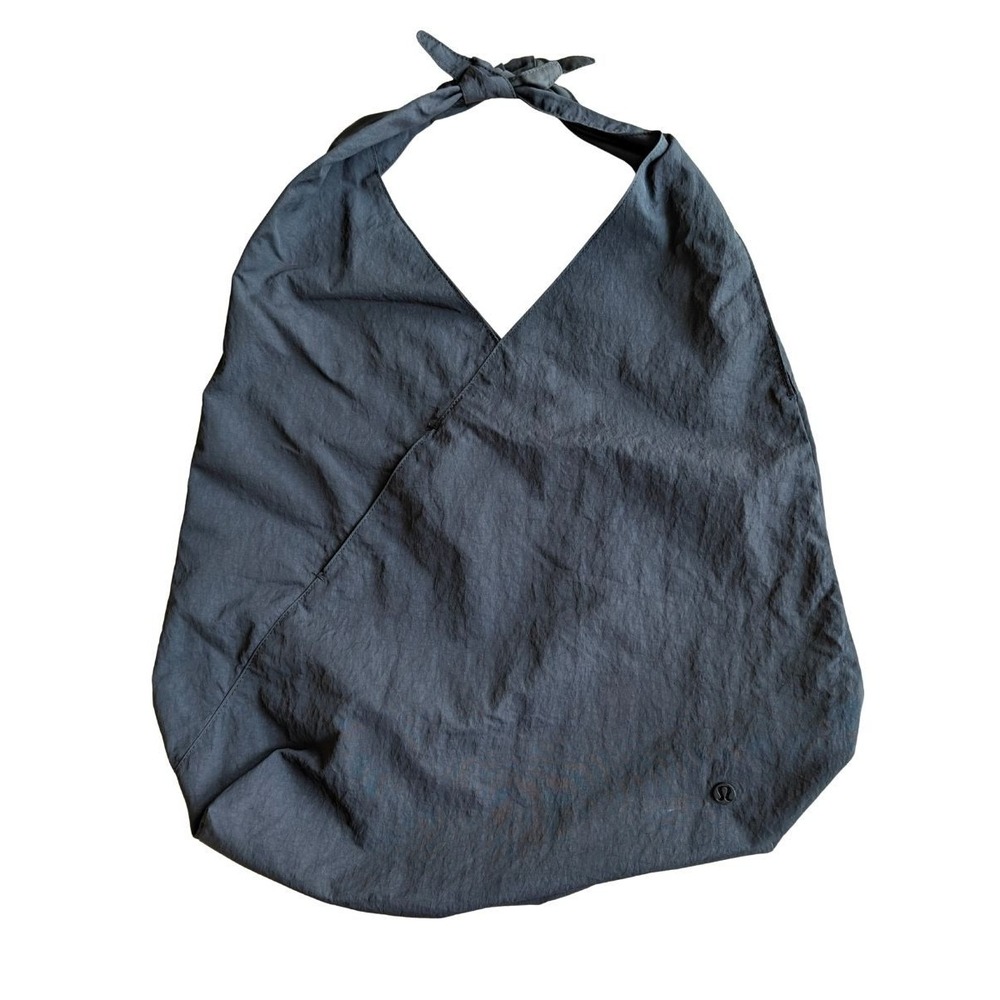 Lululemon Black Cross It Off Tote 20L Tie Handle Hobo Bag
